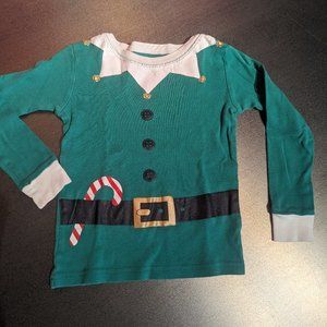 Christmas Elf Knit PJ Top